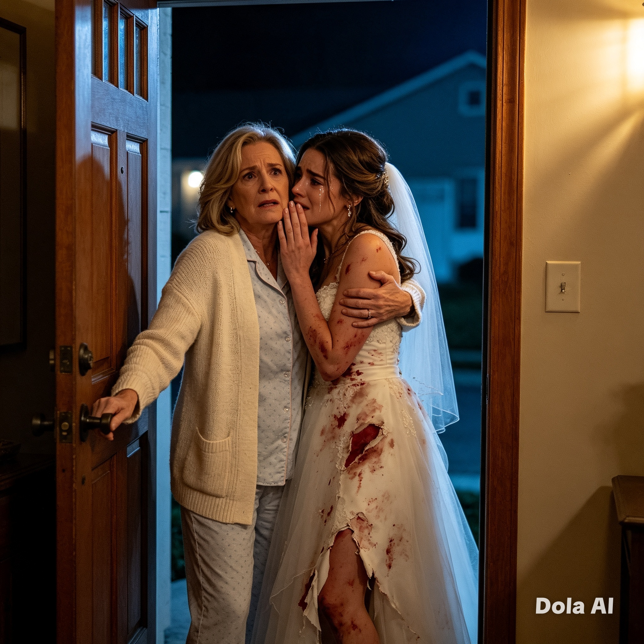 My Daughter Showed Up at My Door Covered in Bruises on Her Wedding Night—Then She Whispered a Secret That Changed Everything