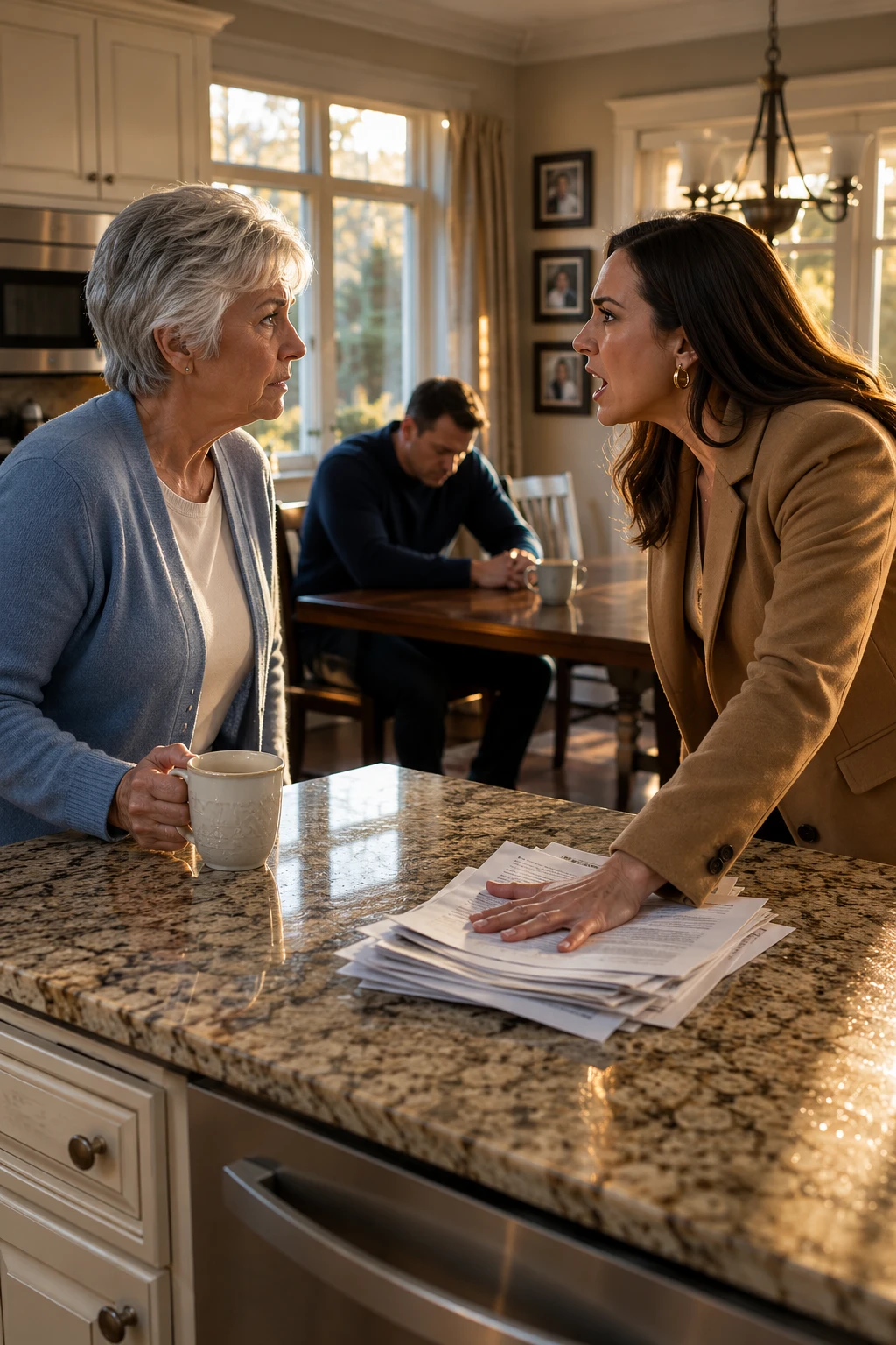 The moment my daughter-in-law looked me in the eye and said, “Your house is worth more to my mother than it is to you,” I realized they had never been asking for help....