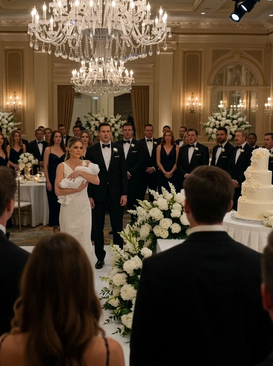 MY EX INVITED ME TO HIS WEDDING TO HUMILIATE ME—BUT WHEN I WALKED IN WITH A BABY IN MY ARMS, HIS BRIDE STOPPED SMILING008