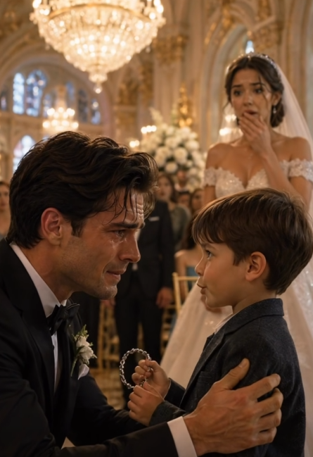 He Was Ready to Marry Another Woman… Until a Little Boy Walked Into the Restaurant and Whispered: “My Mom Told Me to Give This to You.”