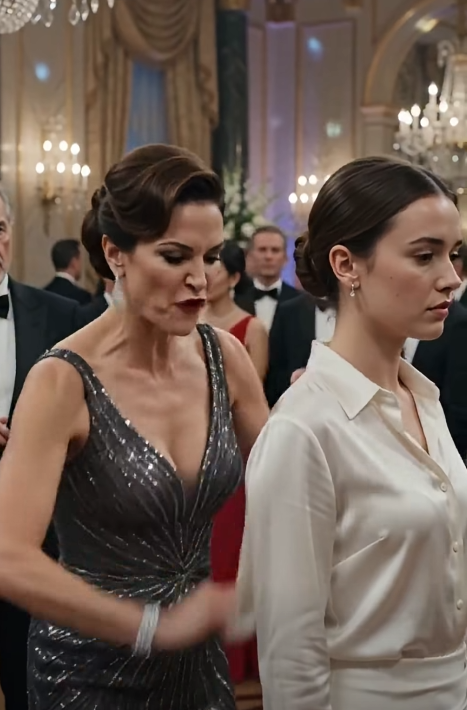 At my father’s luxury retirement party, my sister grabbed my collar and violently tore my shirt open to humiliate me. “Look at the freak! Where have you been hiding for 5 years?” she laughed, exposing the brutal scars covering my back. The elite crowd gasped. My father sneered, ordering security to remove me. I didn’t cry. I just checked the countdown on my watch. Then, a 4-Star Admiral stepped from the crowd, faced me, and snapped a crisp salute. The entire room went dead silent…