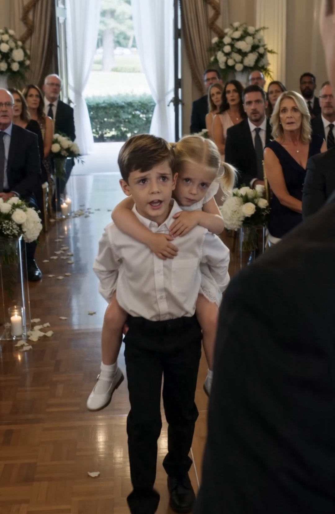 Two Children Walked Into the Wedding With a Letter… and the Groom Instantly Knew Everything Was About to Change