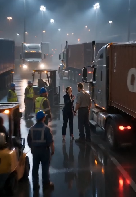 THE DISPATCH BOSS SLAPPED A NIGHT DRIVER IN FRONT OF EVERYONE SHE HAD NO IDEA HIS WEIGHT RECORDS WOULD TRIGGER SHOCKING KARMA
