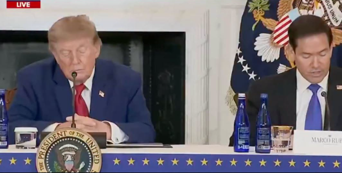 TRUMP Sparks Fresh Health Concerns After Appearing to Pass Out at White House Event