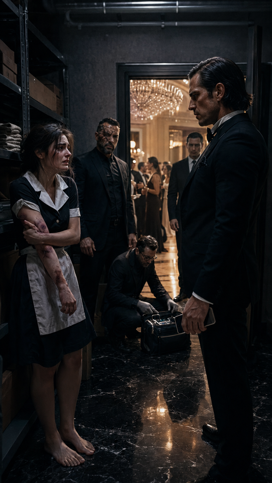 The Mafia Boss Found His Maid Hiding A Broken Arm—By Dawn, Fifteen Men Were Gone