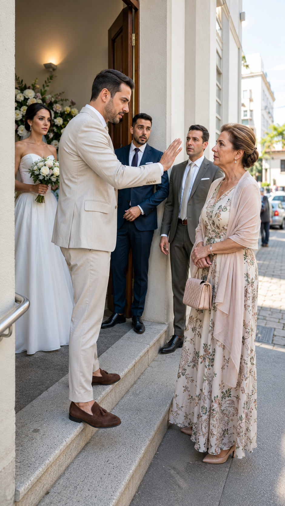 MON FILS M’A BARRÉE À L’ENTRÉE DE SON MARIAGE EN DISANT « TU NE FAIS PLUS PARTIE DE LA FAMILLE » — 22 MINUTES AVANT SES VŒUX, MON MESSAGE A RÉVÉLÉ CE QUE SA FIANCÉE AVAIT PRÉPARÉ