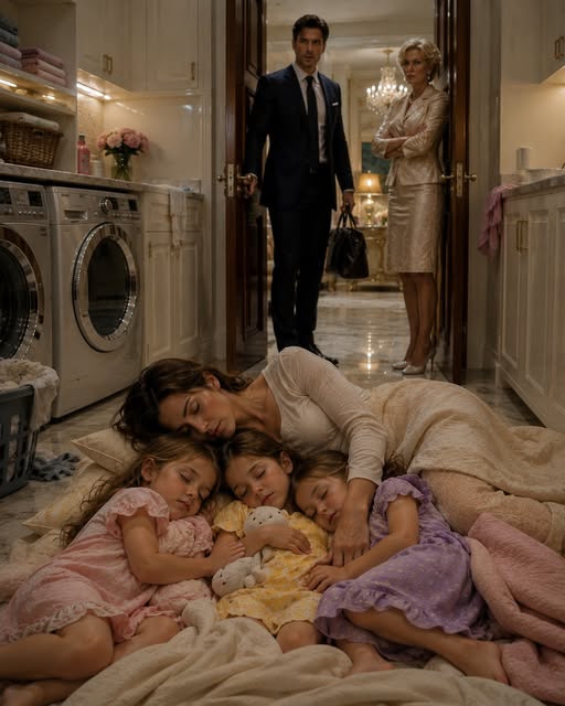 I was serving donors for a foundation about compassion while my three little girls were locked upstairs beside the laundry room.