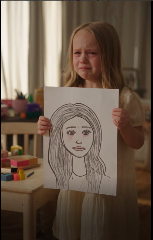 Vanessa stomped on Sophie’s drawing of her dead mother right in front of her.