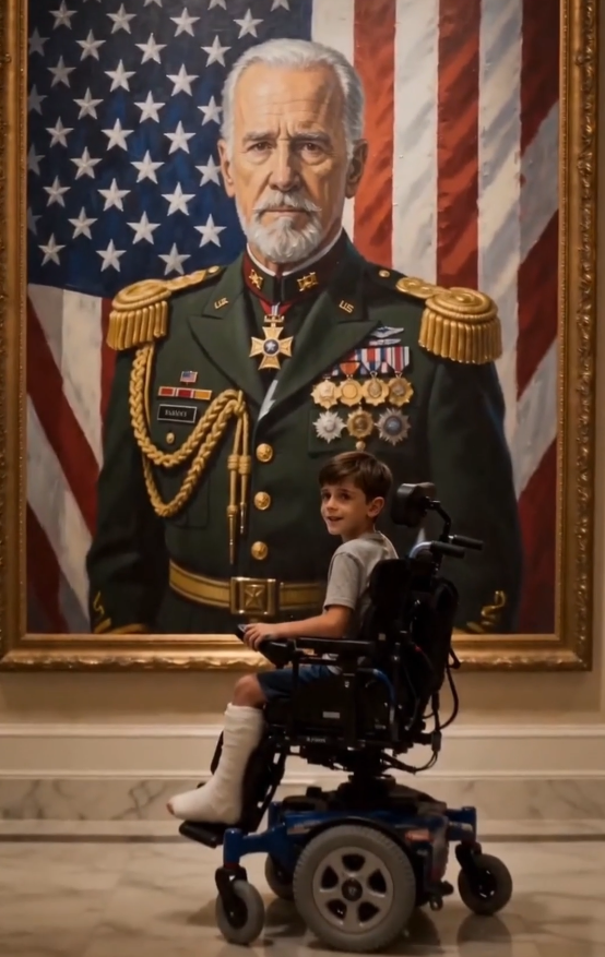Tardó meses en pintarlo y cuando reveló el retrato del General, toda la galería se puso de pie para aplaudirlo.