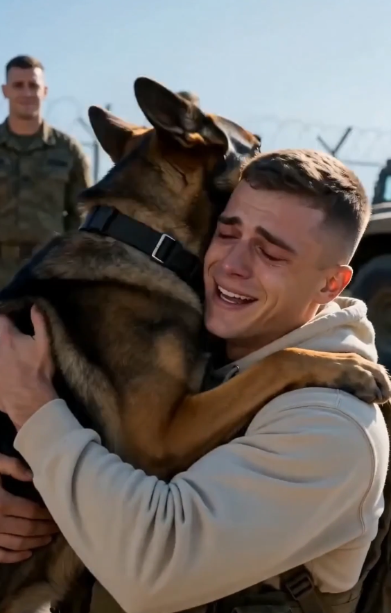 ¡Después de 3 años, se reencontró con su perro de guerra y su reacción te hará llorar!