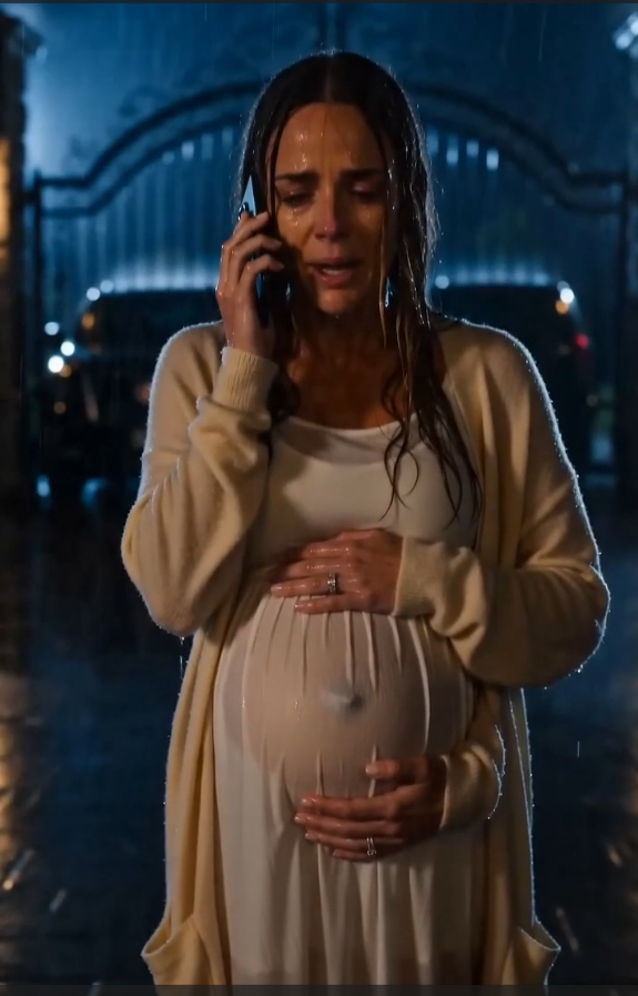 “Dad… come get me. And bring the legal team.” — I whispered after my husband tossed my suitcase into the rain and replaced me with his mistress, but the moment the black SUVs pulled into the driveway, his mother turned pale and the entire family realized who they had just thrown away.