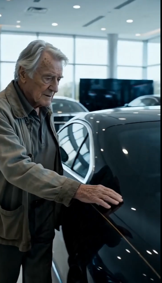 The Salesman Threw a Rag at the "Poor" Old Man — Then 12 Black Cars Pulled Up Outside