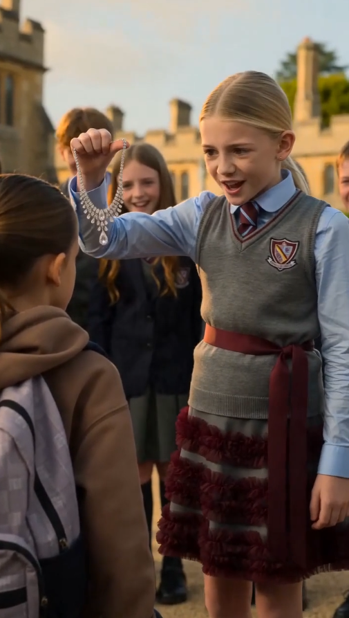 THE SCHOOL BULLY ACCUSED A POOR GIRL OF STEALING—THEN HER BODYGUARD REVEALED WHO SHE REALLY WAS