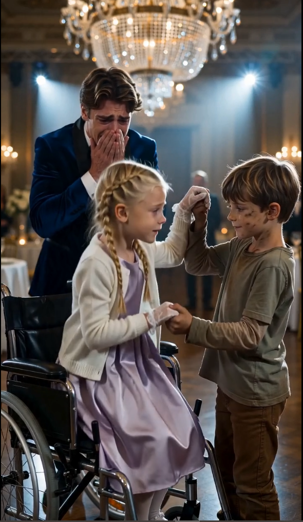 A Barefoot Boy Reached for a Girl in a Wheelchair—What Happened Next Left Everyone in Tears