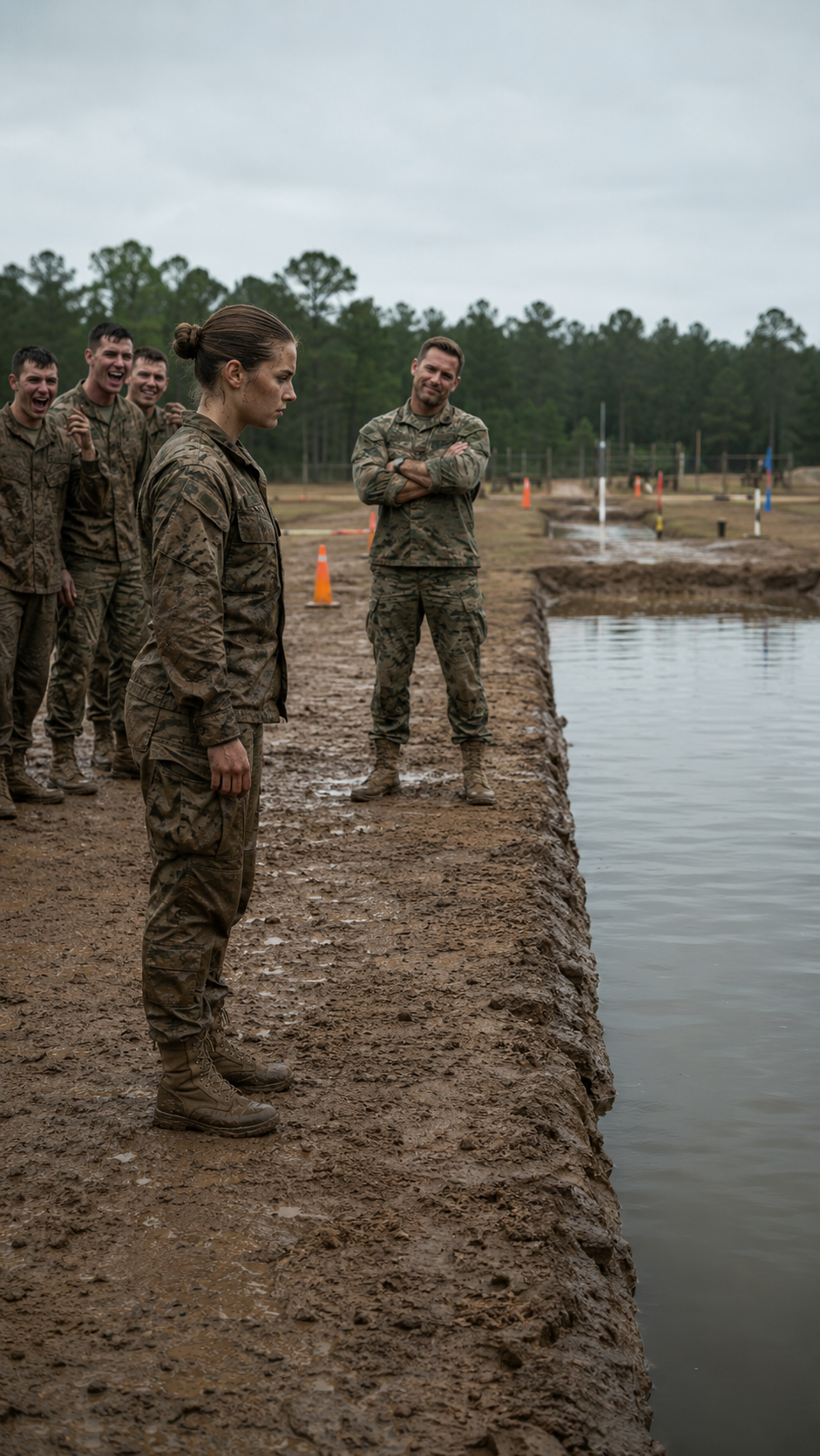 “He said the trench would swallow her… but her third step back made the whole field go silent.”
