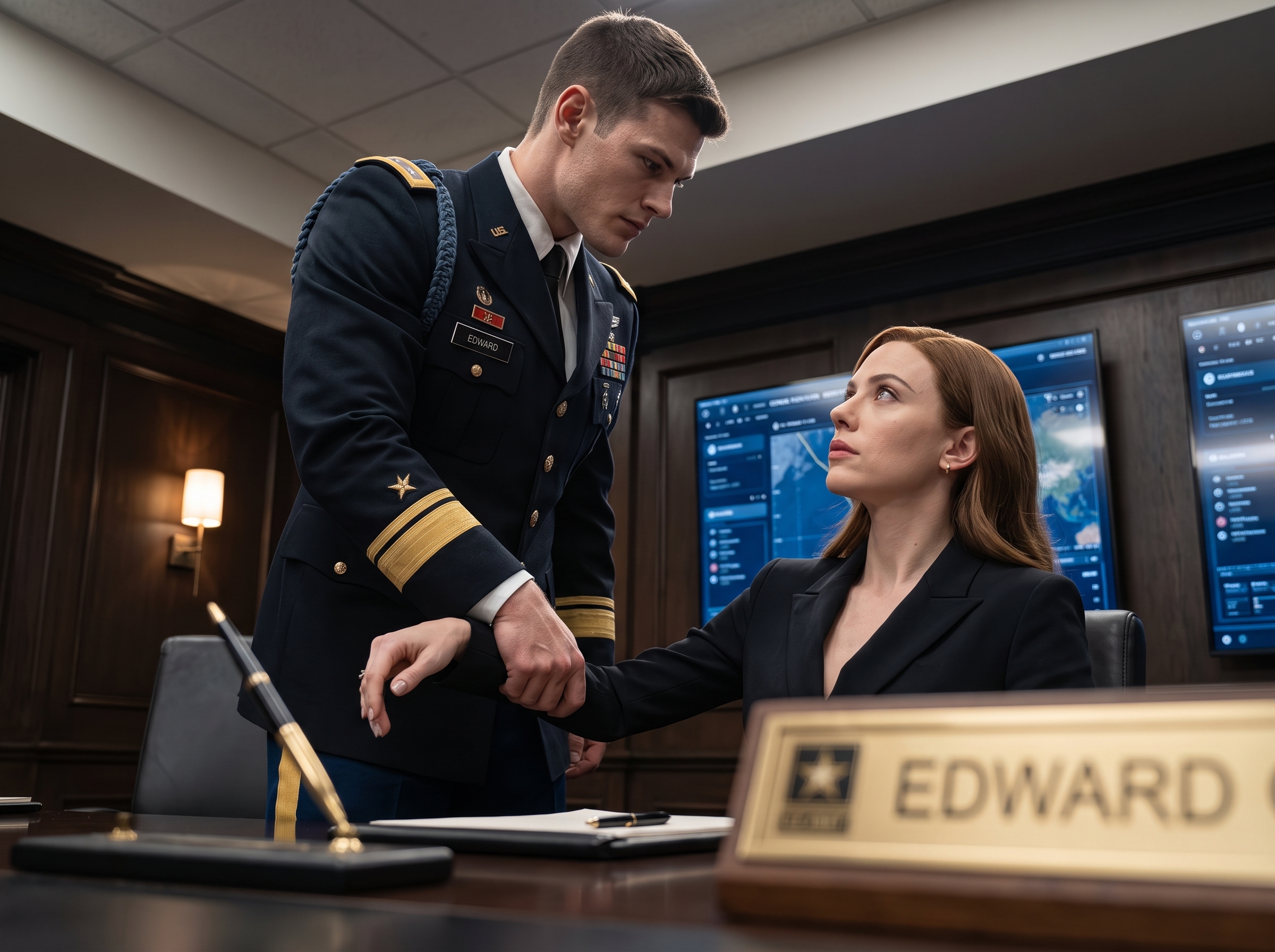 They dragged the commander’s wife out of the front row before anyone knew who she was.