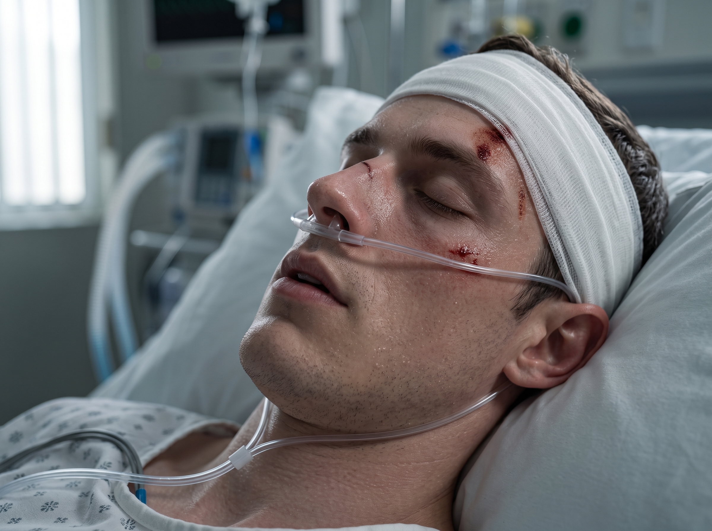 He woke up in a military hospital just in time to hear his wife erase his mother from his life.