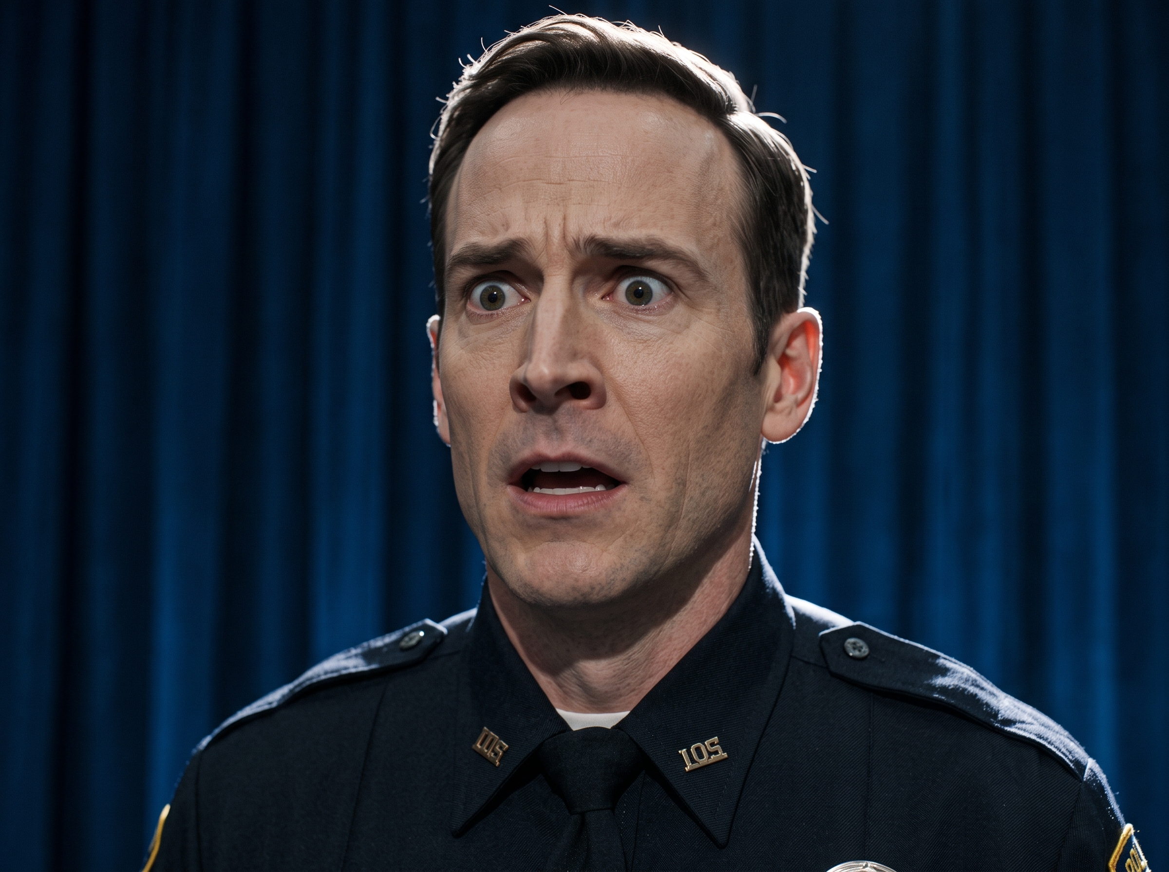 The officer called himself a family man five seconds before his wife exposed him in front of his entire unit.