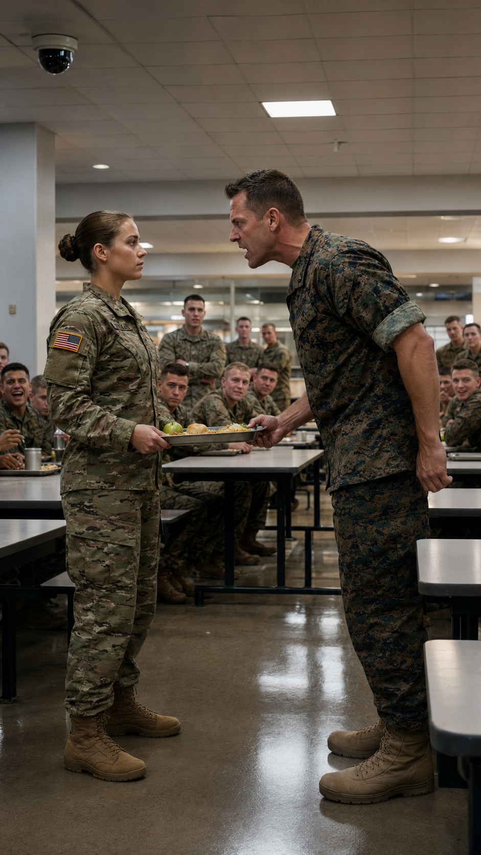 “He thought making her kneel for a spilled tray would end her career… but it ended his instead.”