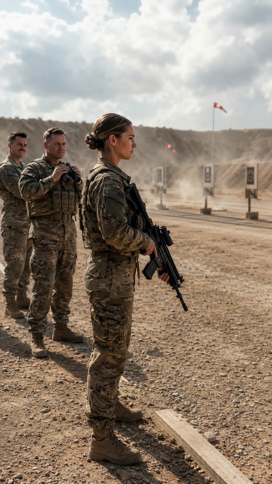 “They laughed because she stood still and didn’t shoot… but she was waiting for one single second.”