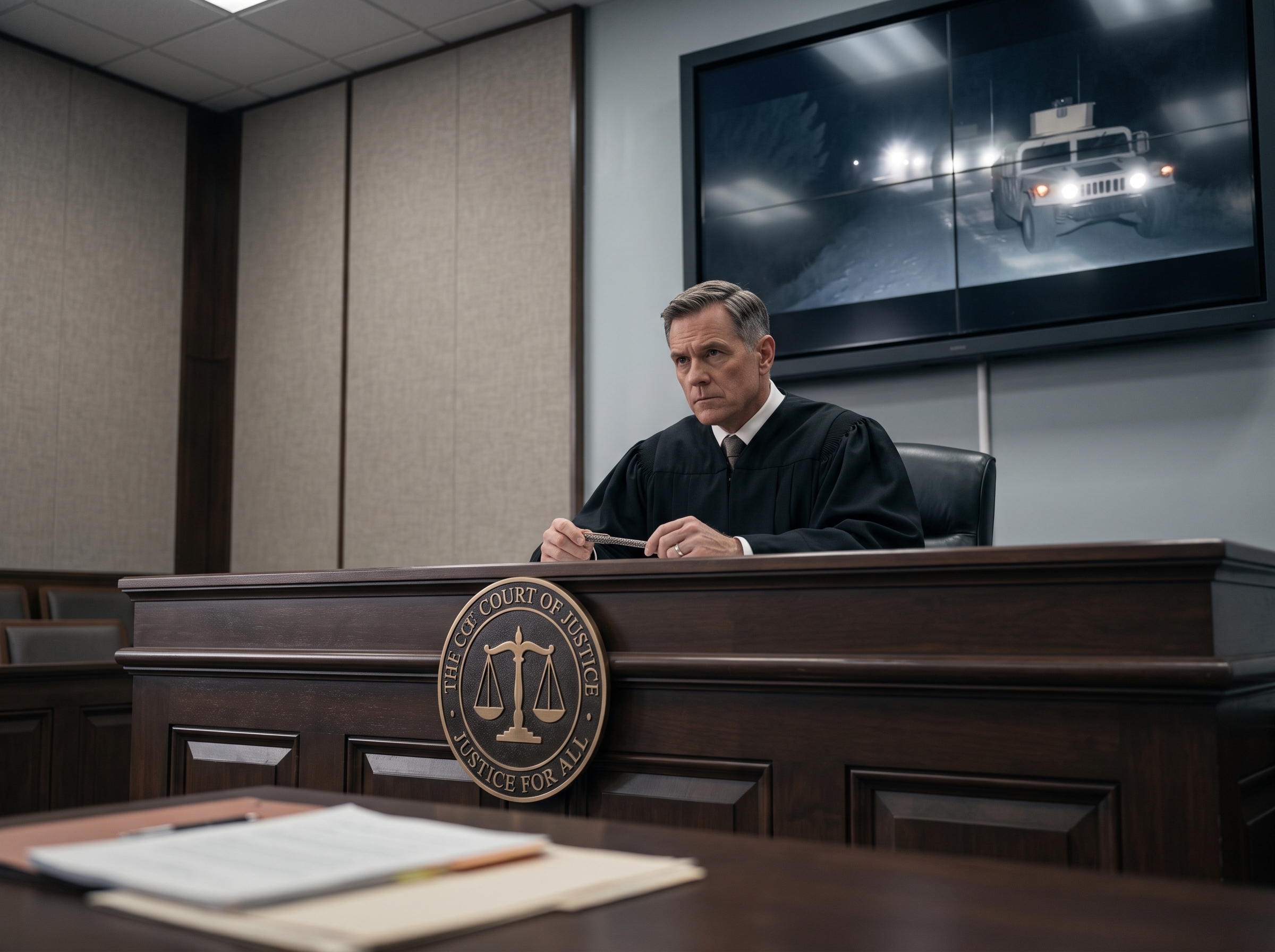 The prosecutor ripped the USB from her hand, but the truth was already playing behind him.