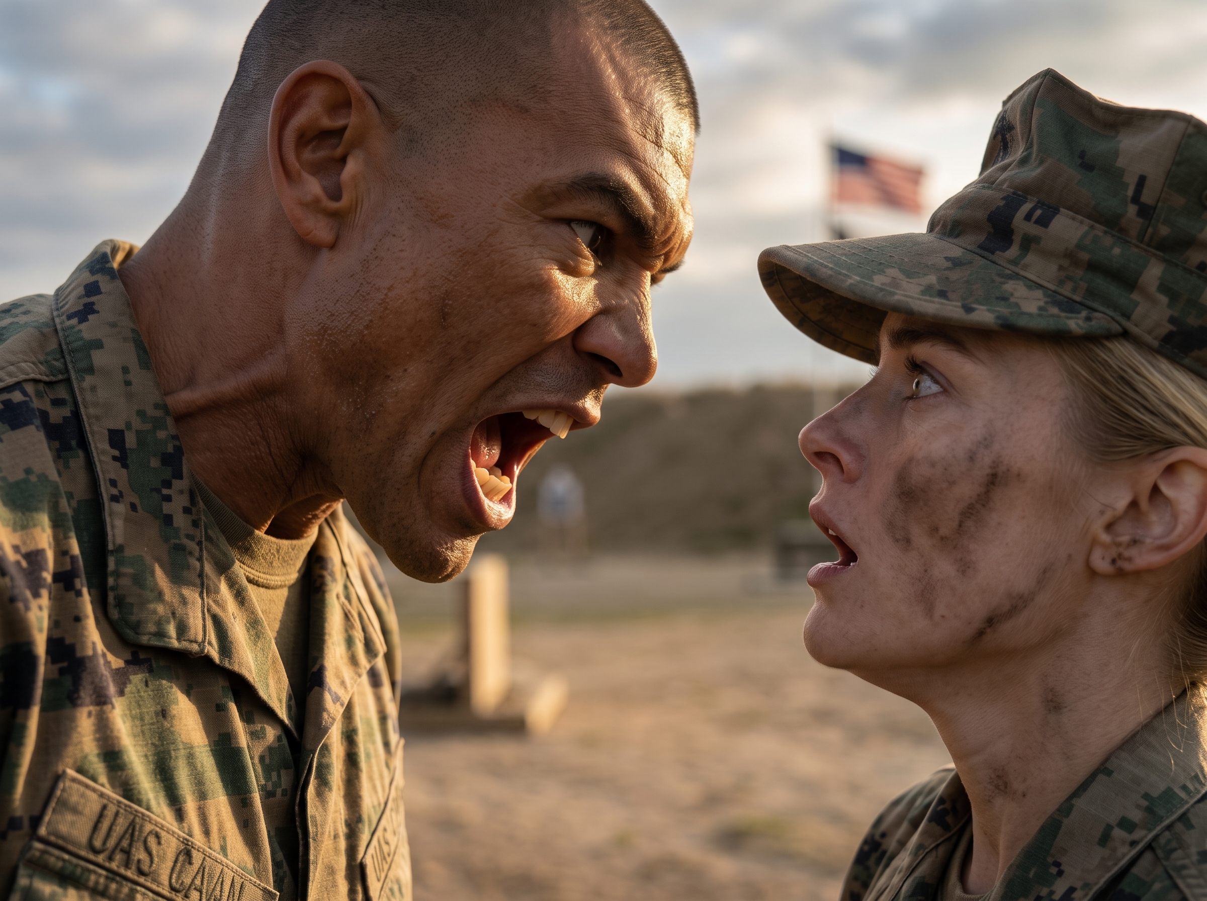 The whole firing range laughed at the woman who was about to break its oldest record.