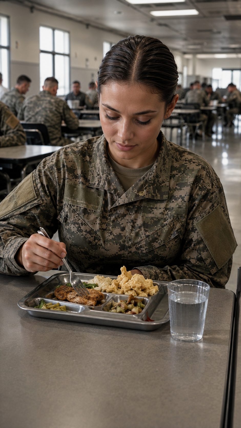 “He kicked the table while the private was eating… but he didn’t know he had just touched the wrong table on the entire base.”