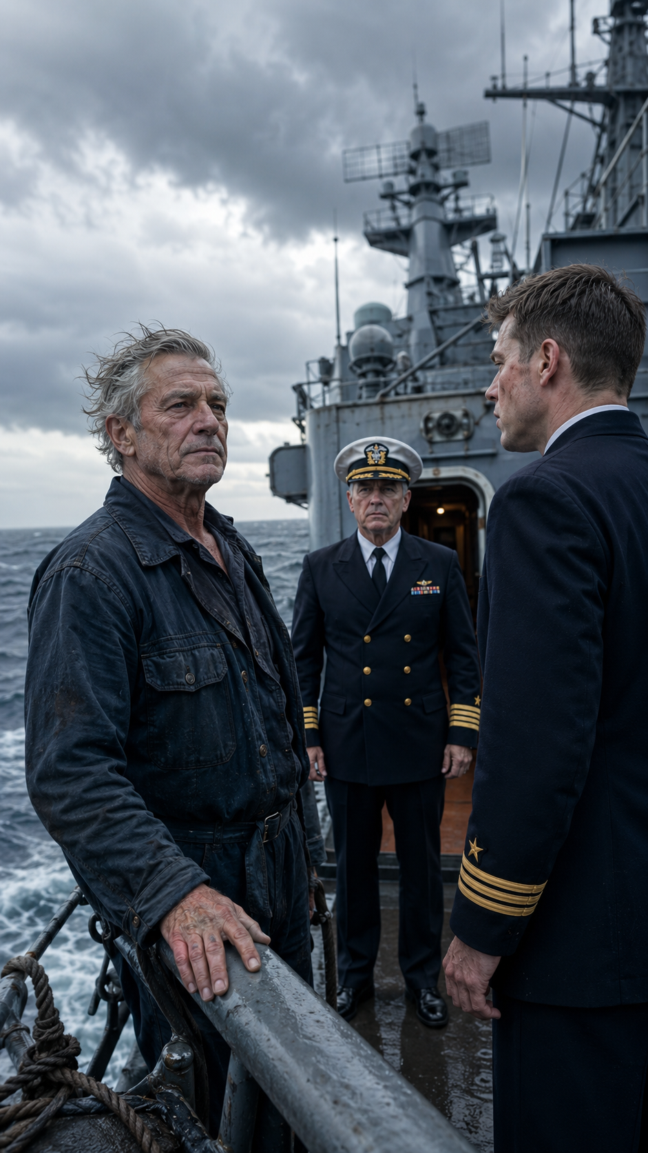 He slapped an old sailor on the deck… but didn’t know it was the admiral inspecting his own ship.