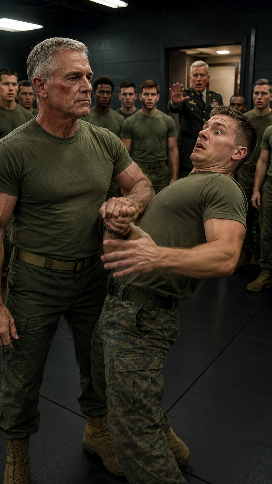 He slapped the new recruit in the combatives room… but didn’t know the old man had trained the man who trained him.