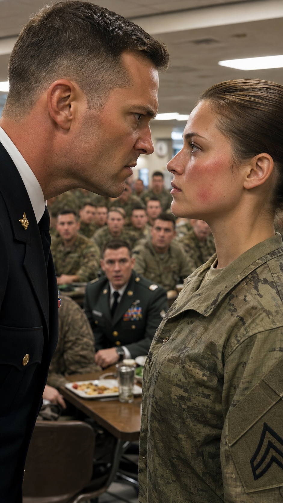 “He thought one slap would silence her… but it became the final evidence that ended his command.”