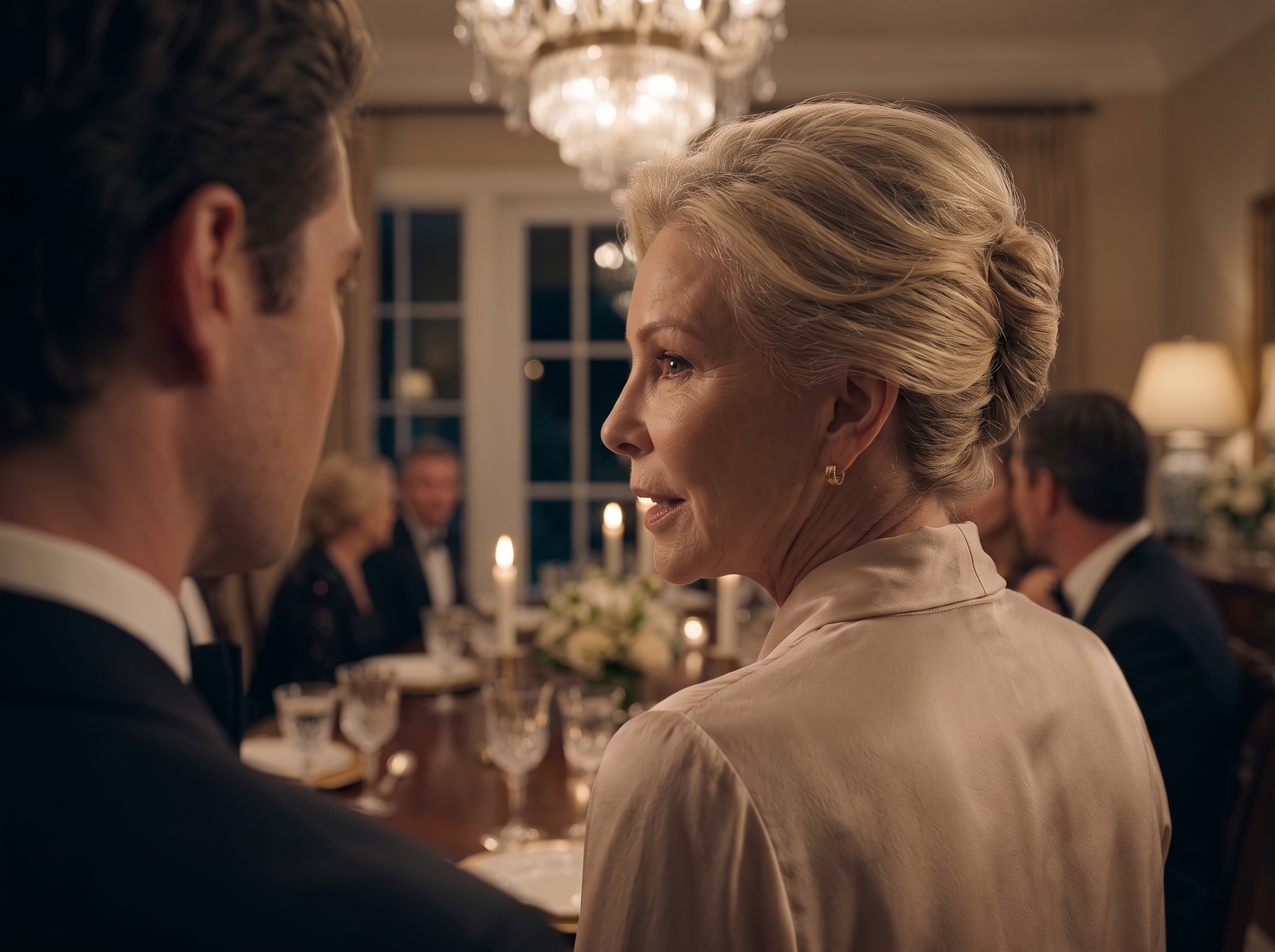 The son-in-law slapped his mother-in-law in the middle of a family party… but what she pulled out afterward left him speechless.