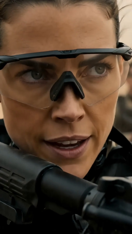He said she couldn’t shoot when the sand covered the target… but he didn’t know she had never aimed with her eyes.