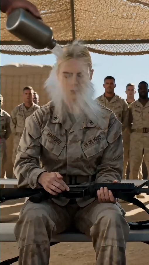 They threw water on the wrong woman at the firing range… then she picked up the rifle.