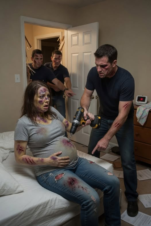 My Husband Forced a Running Drill Toward My Leg—Then Two Strangers Smashed Through the Bedroom Door