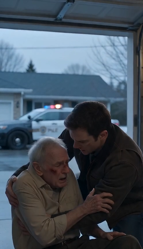 He Knocked an Elderly Father Down in the Garage for His $7,000 Pension — Then the Son’s Watch Recorded the Words That Ruined Him