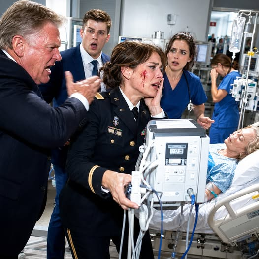 Her Father Slapped Her Beside Her Mother’s ICU Bed—Then Military Security Saluted the Daughter He Called a Fraud