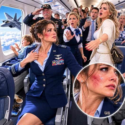 My Sister Humiliated Me on a Flight Because of My Air Force Uniform — Then Two F-22 Raptors Appeared Beside the Plane Just for Me