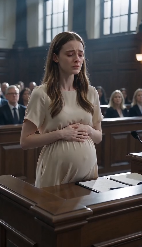 HOOK:  He told his pregnant wife she came from nothing in court — until a woman with her same eyes walked in holding a DNA file.