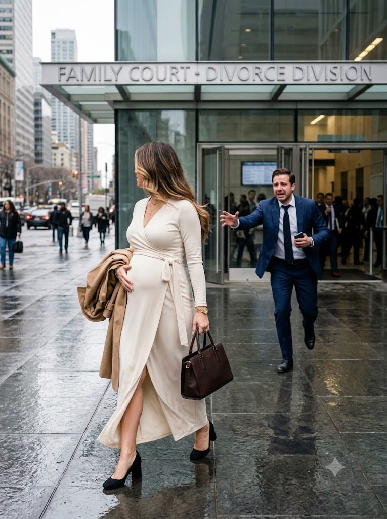 Her Ex-Husband Chased His Pregnant Wife Outside Court — Then He Saw the Ring From the Man Funding His Empire