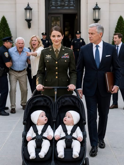 He Called His Wife Worthless After She Gave Birth to Twins—Then an Entire Honor Guard Saluted Her