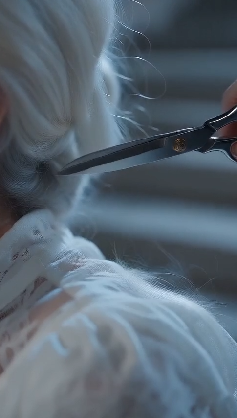 A fiancée cut her future mother-in-law’s hair in front of the mansion — until the billionaire heir picked up her phone and saw it was live.