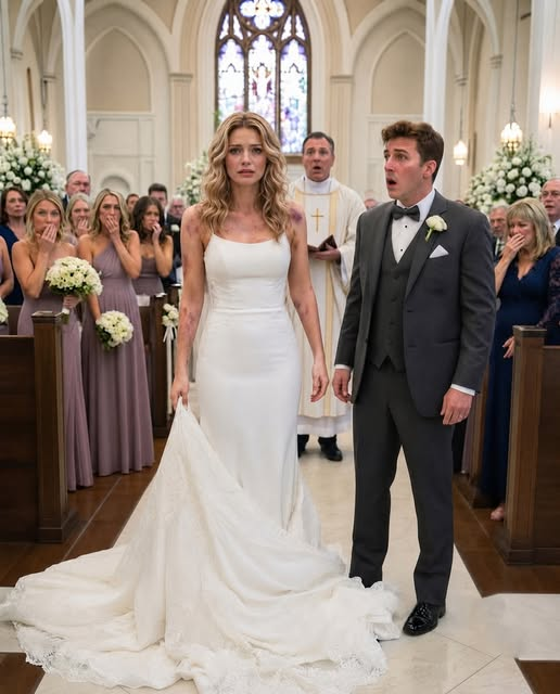 My Groom Squeezed My Hand and Demanded Submission at the Altar—Then I Removed My Dress to Reveal Bruises and Handed Over the Evidence