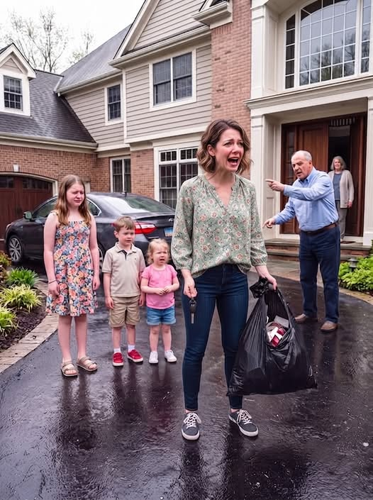 Her Father Shut the Door on Her and Three Children in the Rain—Then He Learned Why She Had Come Home