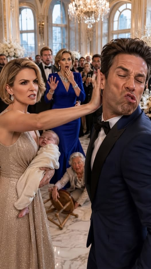 Her Husband Knocked Her Injured Mother to the Floor at Their Baby’s Christening—Then She Revealed Who Owned Everything