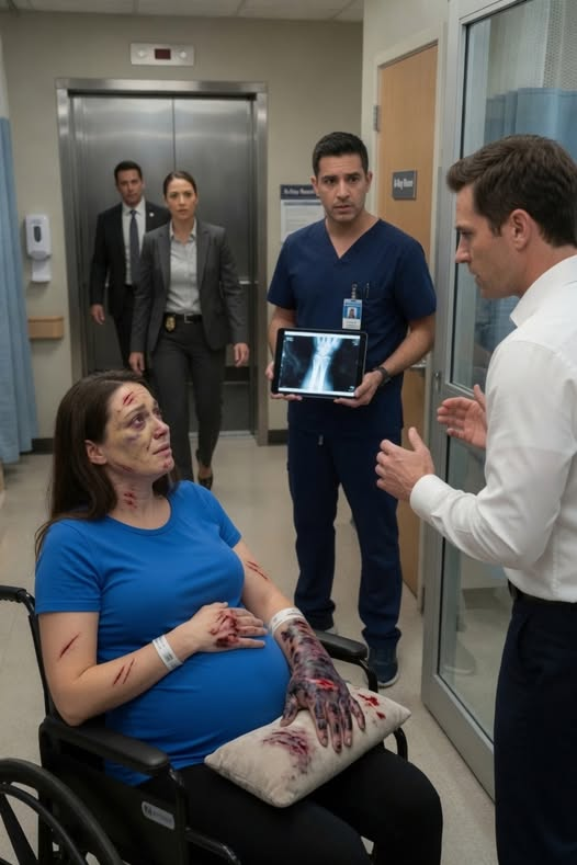 My Husband Broke My Arm at 33 Weeks Pregnant—Then the X-Ray Technician Asked One Question That Destroyed His Perfect Life