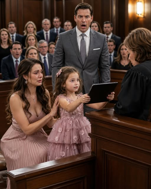 He Called His Wife an Unfit Mother in Court—Then Their Six-Year-Old Daughter Handed the Judge His Hidden Video