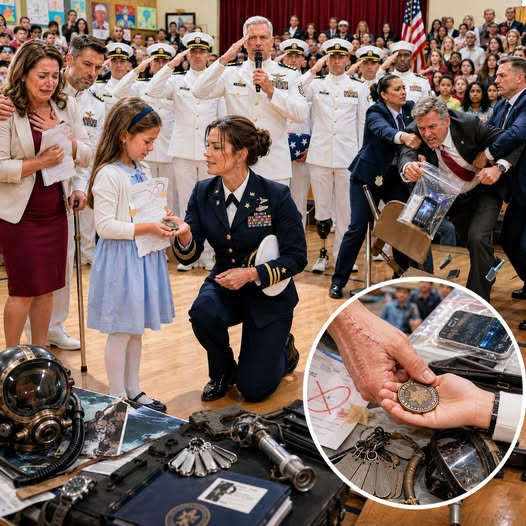 Her Teacher Gave Her a Zero for Calling Her Mother a Navy Hero — Until Eleven Sailors Marched Into Career Day
