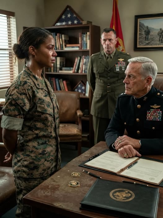 The Marine Helped an Old Stranger at a Diner—Then Found Him Wearing Four Stars and Holding a Secret File