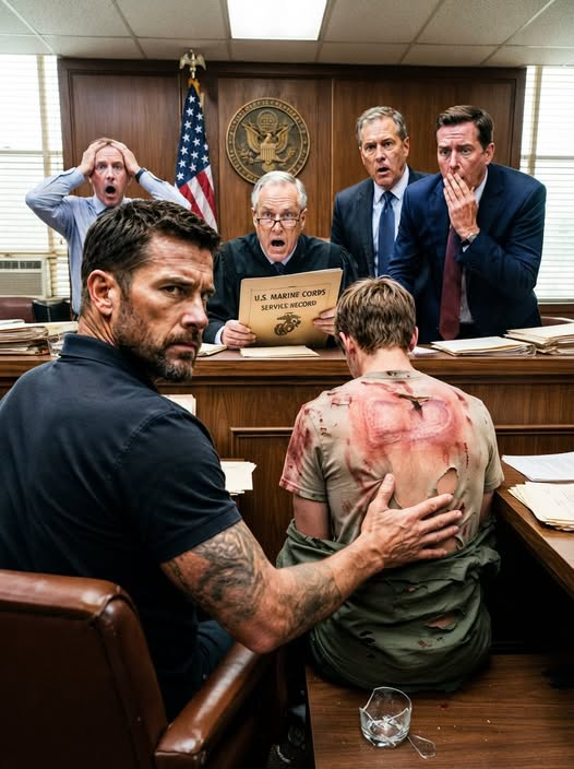 My Son Was Branded by Five Rich Bullies—Then a Judge Opened My Classified Marine File and Everyone Went Silent