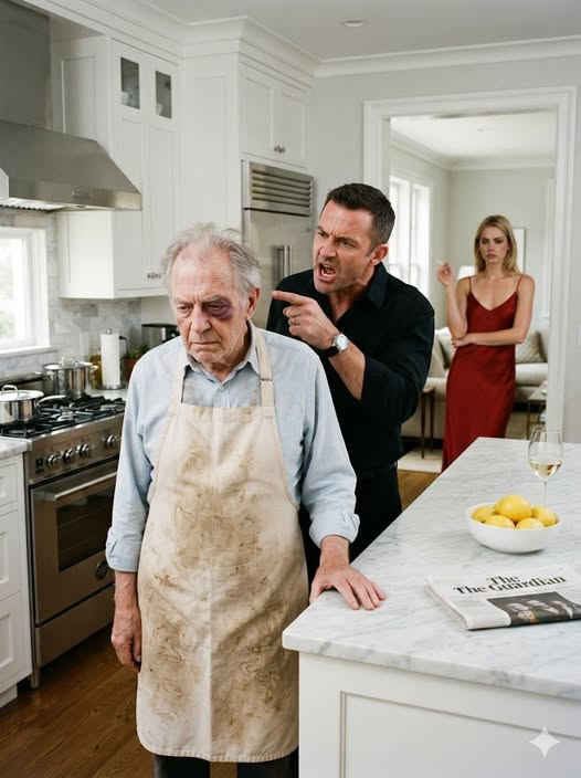 His Son Struck Him in His Own Kitchen — Then the Old Man Opened the Property File They Thought He’d Never Find
